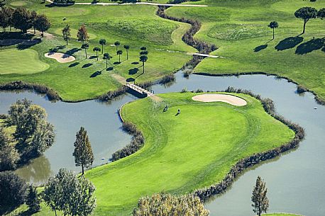 Aereal view of Golf Club di Lignano